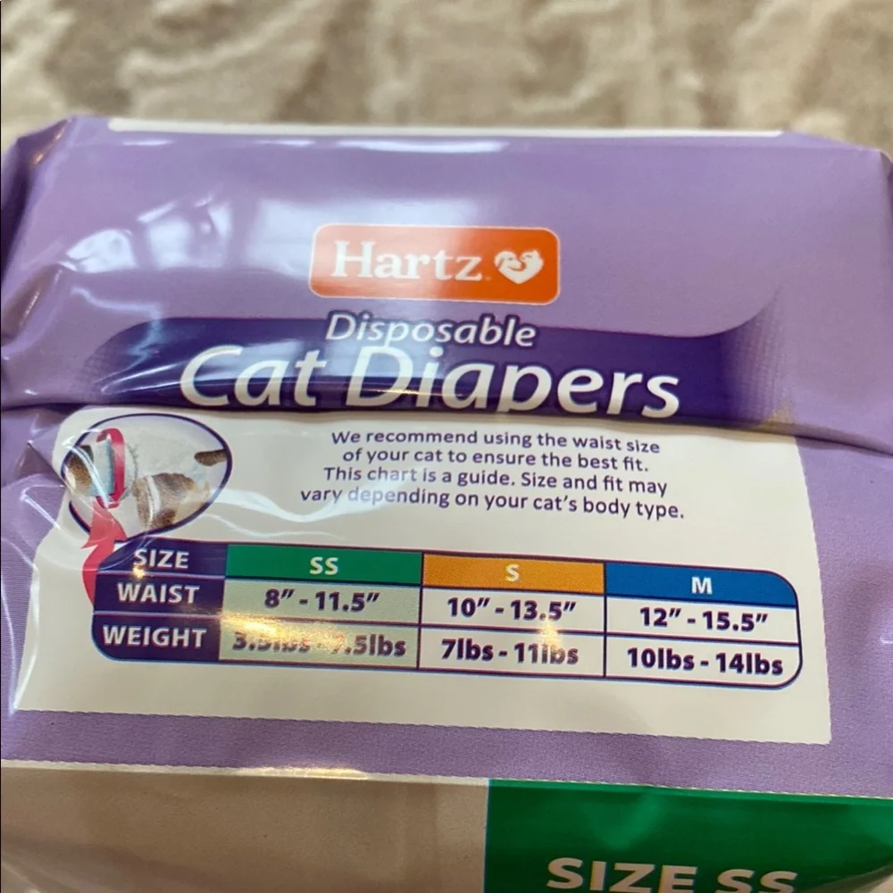 Hartz Cat Diapers- 10 ct